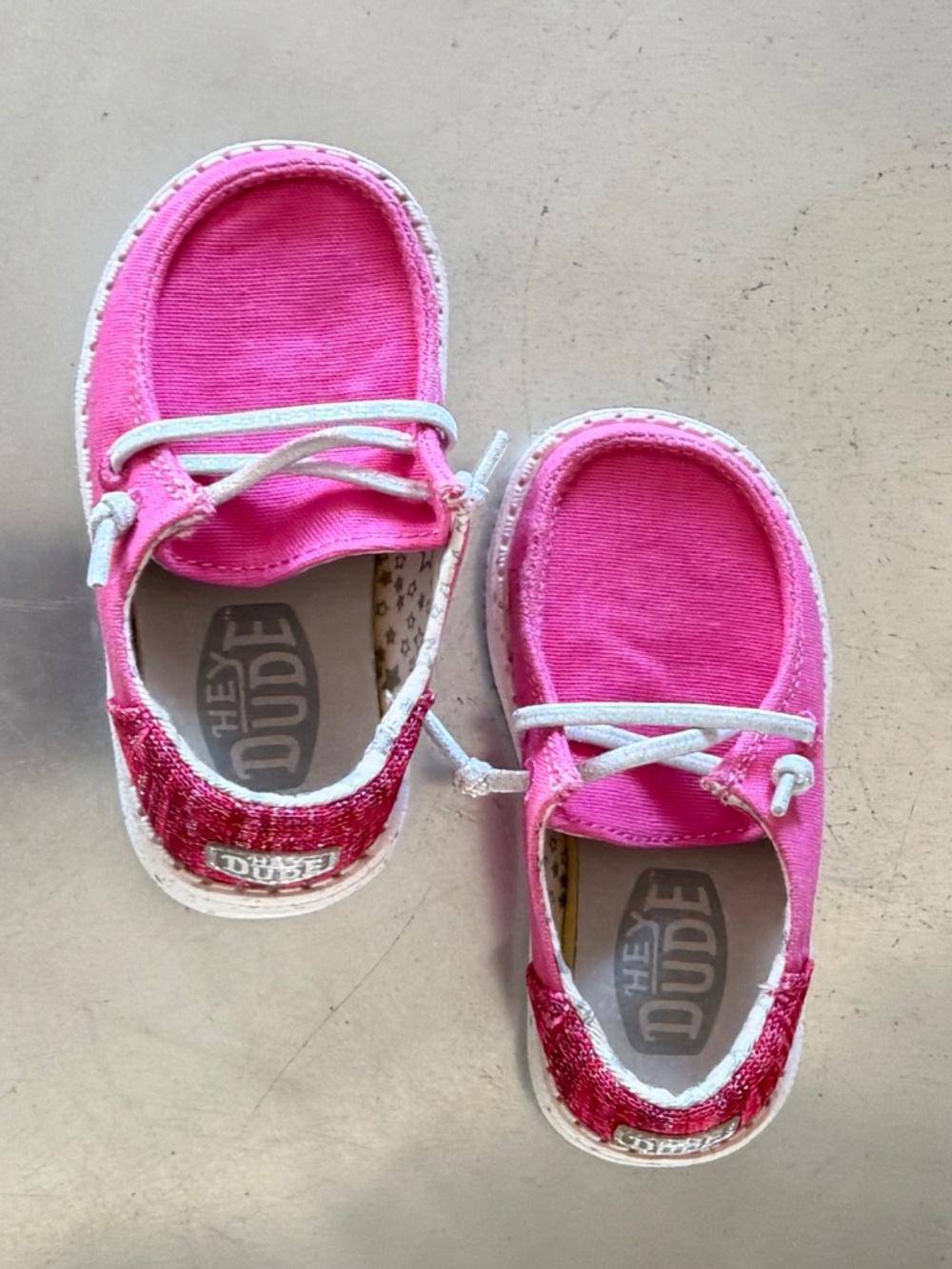Hey Dude Wendy Funk hot pink toddler size 6 - Picture 7 of 7